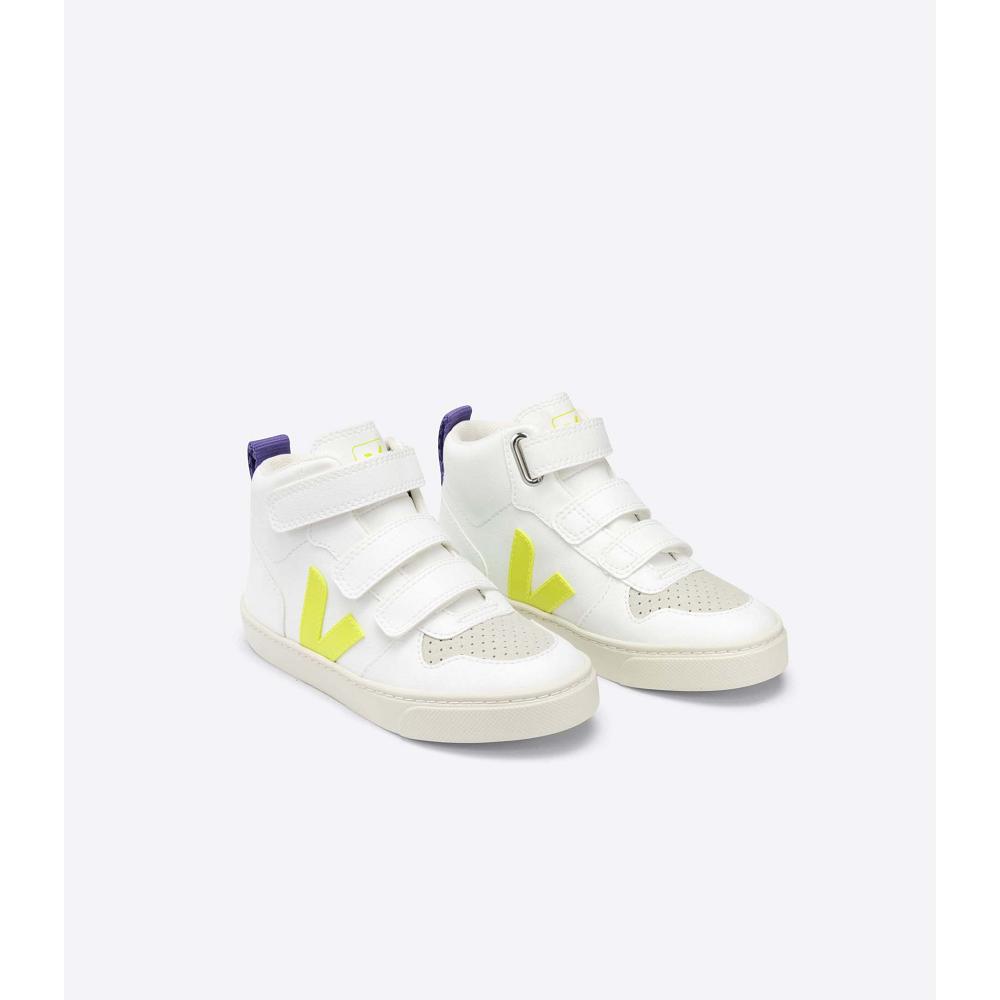 Veja V-10 MID CWL Vysoke Detske White/Green | SK 704AHK